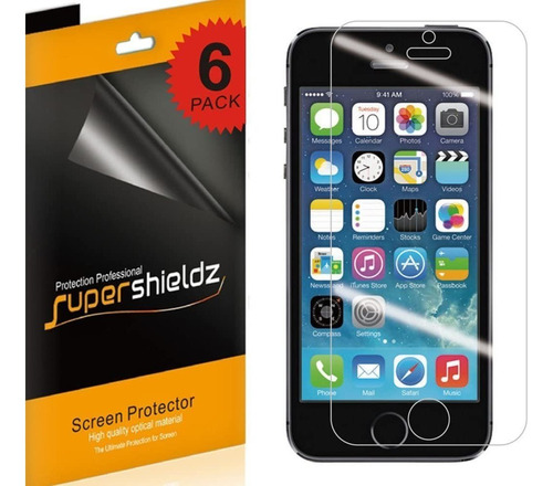 Protector De Pantalla Para iPhone 5 5s 5c Se Supershieldz...