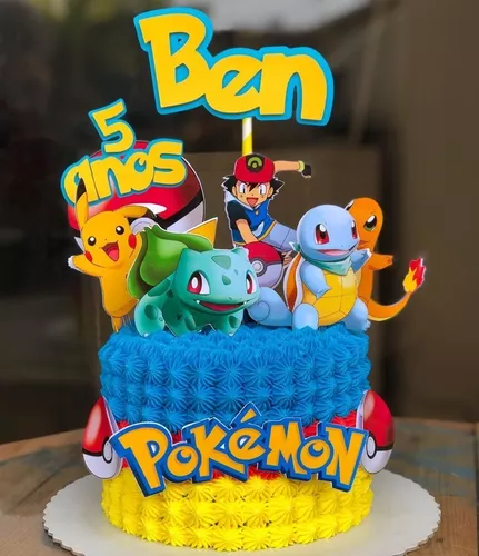 Bolo Pokemon  MercadoLivre 📦