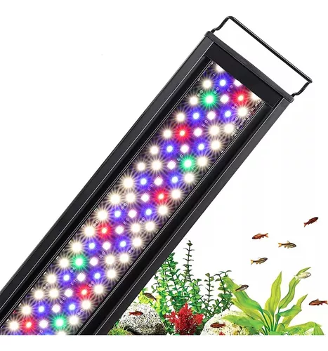 Comprar Lámpara de acuario regulable de 18-48 cm, luz LED
