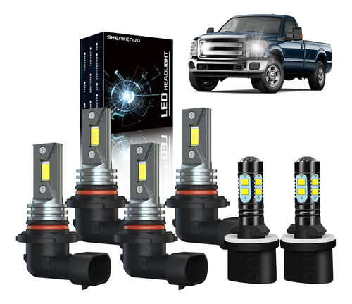 Kit De Focos Led 8k Para Chevy Silverado 1500 2500 1999-2002