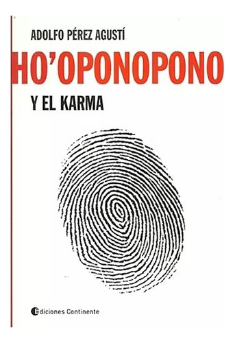 Ho' Oponopono Y Karma - Perez Agusti , Adolfo - #c