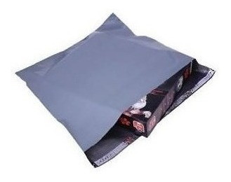 60x40 250 Saco Mercado Envios Envelope Plastico Envio Cinza