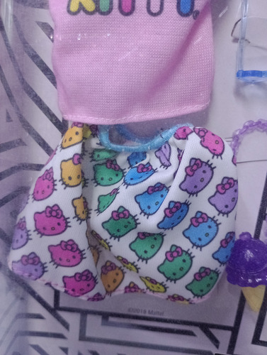 Accesorio Barbie - Ropa: Vestido Hello Kitty (Usado)