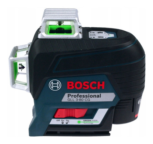 Nivel Láser De Líneas Bosch Gll 3-80 Cg 30m Verde Bt