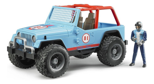 Juguetes Bruder Jeep Cross Country With Driver 2541 Color Agua