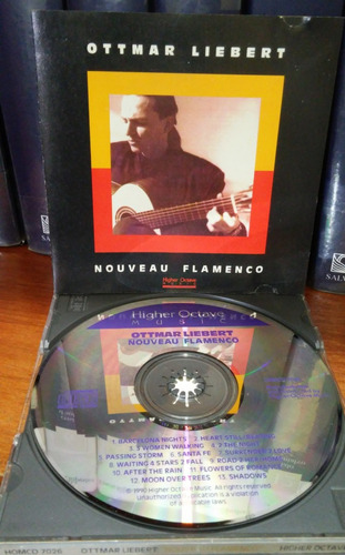 Cds Ottmar Liebert - Nouveau Flamenco 1990 Usa (9)