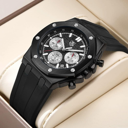 Reloj Para Hombre Con Correa De Silicona, Reloj Deportivo Co