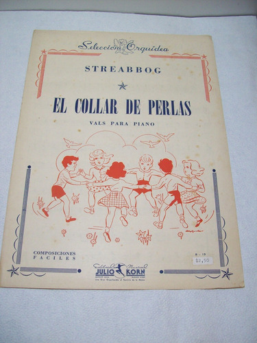 Adp Partitura El Collar De Perlas Vals Streabbog /julio Korn