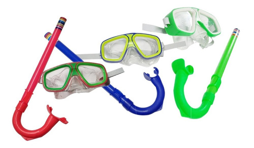 Set Buceo Snorkel Y Careta Para Niños Original