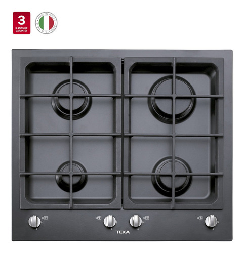 Encimera Gas Teka Ew-60 4g Ai Al Ci But 4 Quemadores Negro