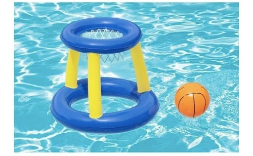 Bestway Flotador Inflable Aro De Basquetball Y Pelota +3años