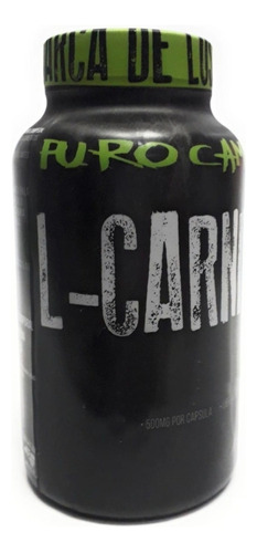 L-carnitina Carnitina Puro Campeon 90 Caps 500mgs Sabor Sin Sabor