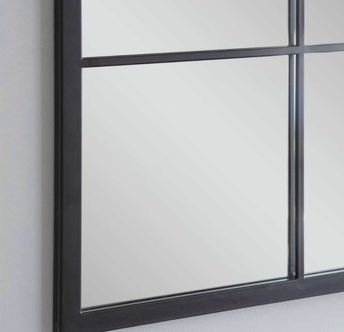 Espejo 100 X 130 Ventana Rectangular De Aluminio Tendencia