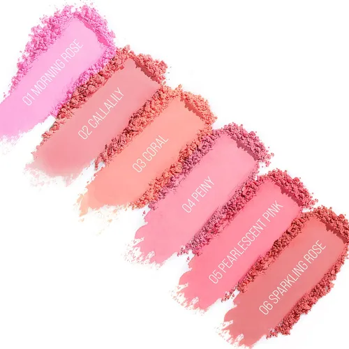 Colorete Compacto Para Mejillas Faciales Paleta De Colorete