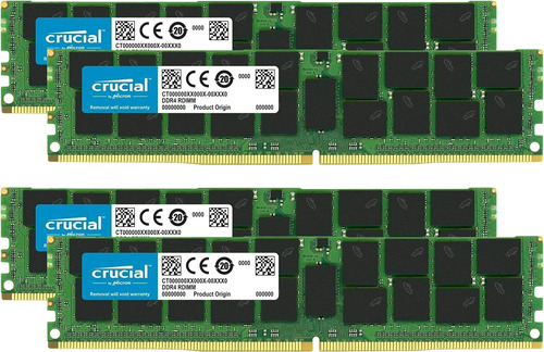 Paquete Crucial Con 128 Gb (4 X 32 Gb) Ddr4 Pcmhz Rdimm (4 X