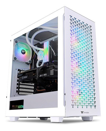 Caja Atx Thermaltake V350 Tg Argb (blanco