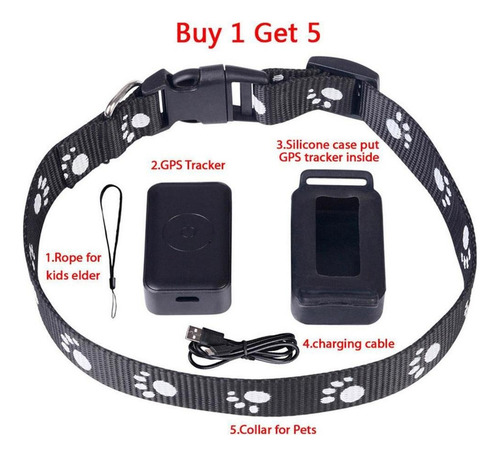 Rastreador Gps Impermeable For Mascotas