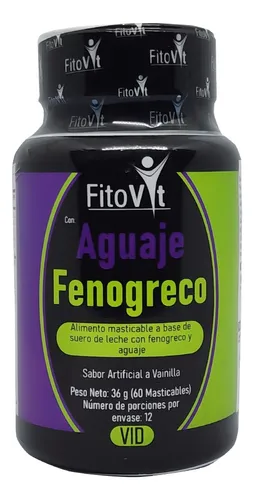 Aguaje Fenogreco Masticable - Unidad a $56633