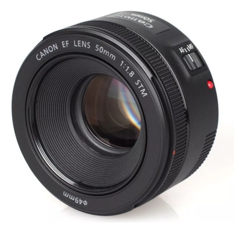 Lente Fijo Medio Camara Canon Ef 50mm F/1.8 Stm Lens
