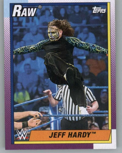 Tarjeta Coleccionable 2021 Topps Heritage Wwe 19 Jeff Hardy