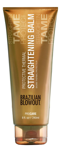 Brazilian Blowout Bálsamo Alisador Térmico Protector, 8 Onza