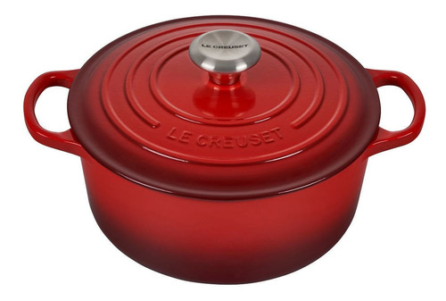 Caçarola Redonda Signature 24cm Para Indução Le Creuset Verm