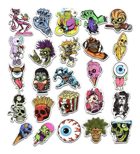 Calcomanías Sticker Skateboard Carro Moto Celular Bicicleta