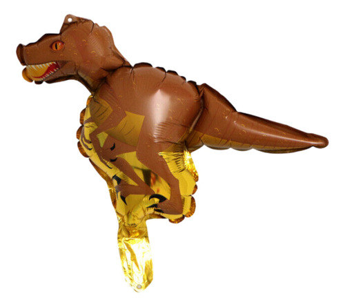 Globo Figura Dinos Dinosaurio Paleta 10 Pulgadas X3 Unidades