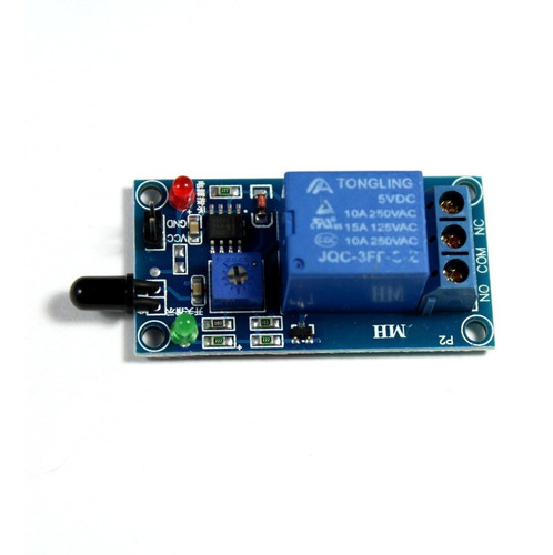 Sensor De Flama Con Relevador, Arduino, Pic, Raspberry