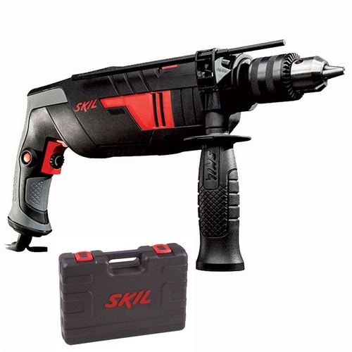 Taladro Percutor Skil 6060 13 Mm 700watts Vel Variable + Accesorios Maletin Electrico Manual Madera Hormigon Acero Skill