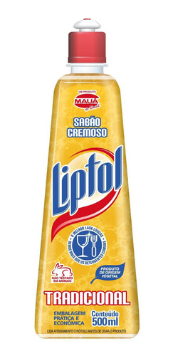 Kit Sabão Liptol Cremoso Limão Tradicional E Laranja - 6 Un