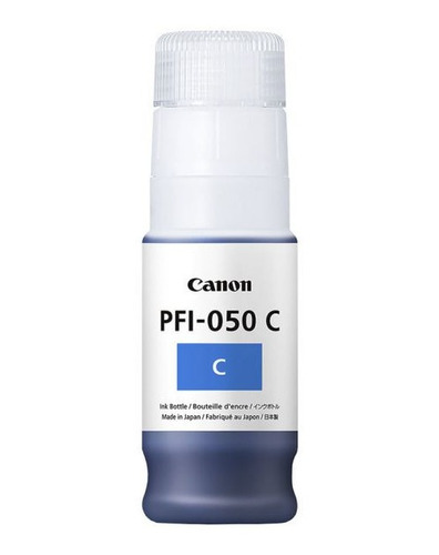 Botella De Tinta Canon Pfi-050 Cyan Para Imageprograf Tc-20