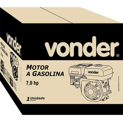 Motor A Gasolina 4 Tempos 7hp 3600rpm Mgv7 Vonder