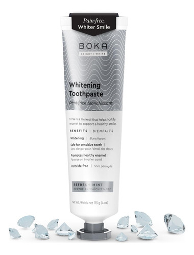 Boka Pasta De Dientes Sin Fluor - Nano Hidroxiapatita, Remin