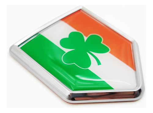Overdecor Calcomanía De Bandera De Trébol De Irlanda, Emblem
