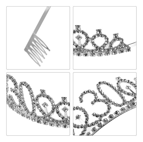 Diadema De Cumpleaños Con Diamantes De Imitación De Cristal