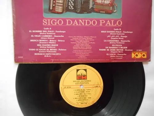 Dolcey Gutierrez Sigo Dando Palo Lp Vinilo Edc Colombia 1982 (Usado)