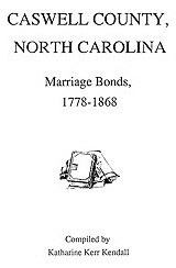 Libro Caswell County, North Carolina, Marriage Bonds, 177...