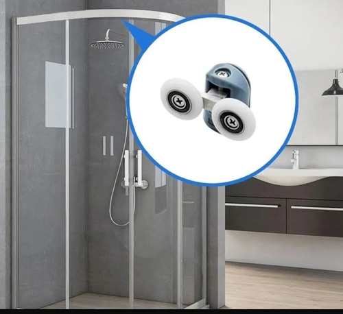 Carro Superior Con Rueda Doble Puerta De Shower