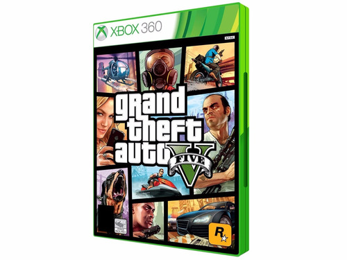 Gta V Dvd Mídia Física Original Xbox 360