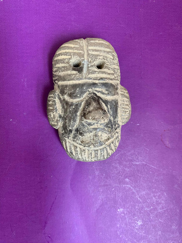 Pequeña Figura De Piedra Arte Etnico Vintage
