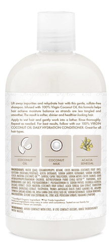 Shampoo De Hidratação Shea Moisture Óleo De Coco 384ml
