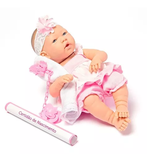 Boneca Bebe Reborn Menina Fofinha - Bebes Reborn e Brinquedos