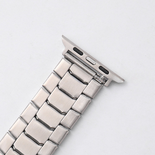 Correa De Acero Inoxidable For Apple Watch Pulsera De Meta