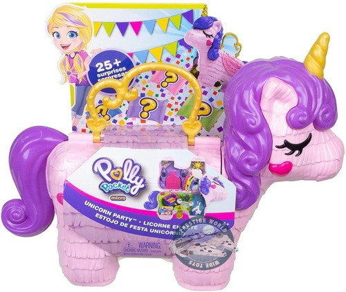 Polly Pocket Unicorn Party - Mattel Nuevo!!