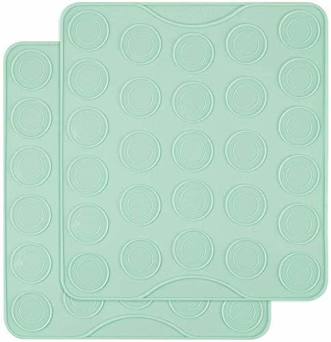 Ake Alfombrilla Silicona Para Hornear Macarons 2 Verde