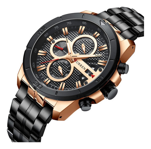 Reloj Militar Moderno Hombre Curren Analogo Cronógrafo