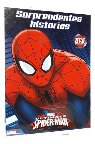 Libro Cuentos Sorprendentes Spiderman Hombre Araña 8vol + Cd