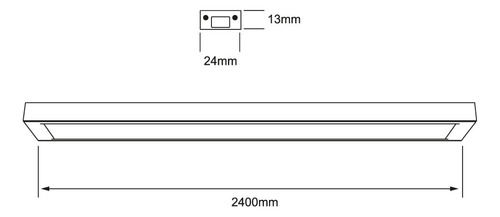 Lámpara Lineal Led Interconectable 48w Luz Neutra Tecnolite