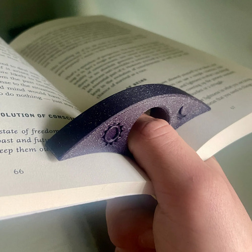 Anillo De Lectura De Un Dedo Separa Hojas Libro